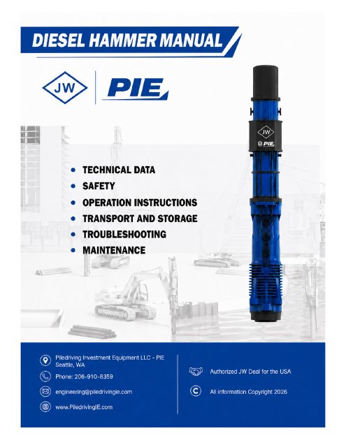 Diesel hammer manual preview
